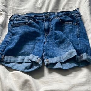 denim shorts
